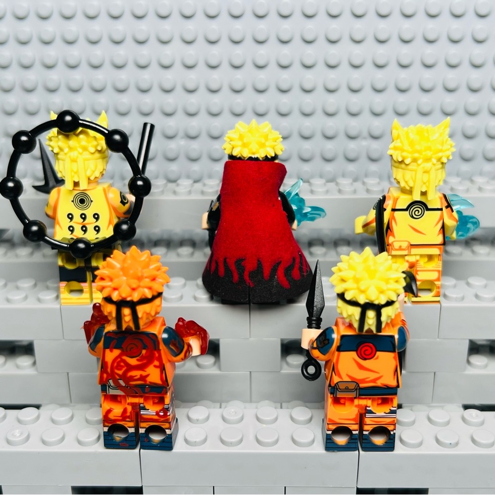 5Pcs Naruto Uzumaki Custom Minifigure - Picture 4 of 6